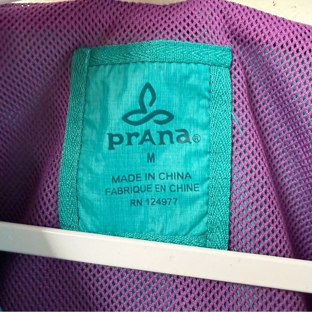 Prana‎ EUC Fiona Anorak Jacket Teal Dragonfly Size Medium
